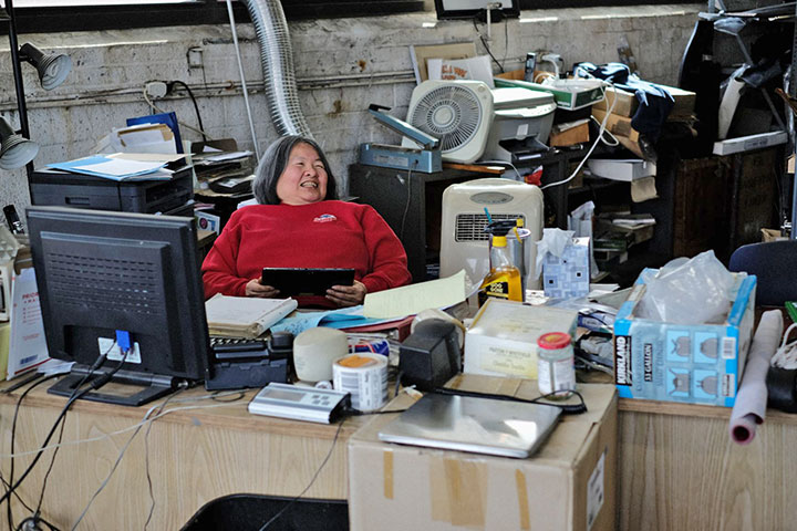 Inan Phillips runs the show at Healey Surgeons from behind her desk.